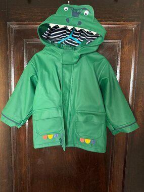 JoJo Maman Bebe Dinosaur Raincoat - 18-24M